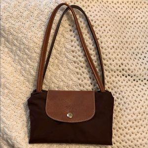 'Small Le Pliage' Tote - Brown